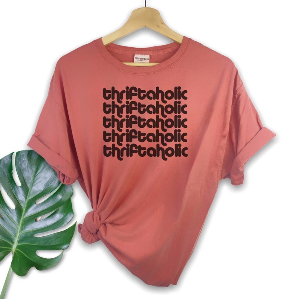 Thriftaholic T-Shirt | Comfort Wash Garment Dyed